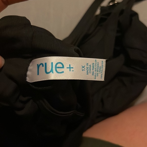 Rue21 black tie front bathing suit - Picture 3 of 3